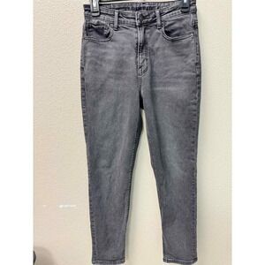 American Eagle Outfitters Women's Gray Wash‎ High Rise Stretch Denim Jeans